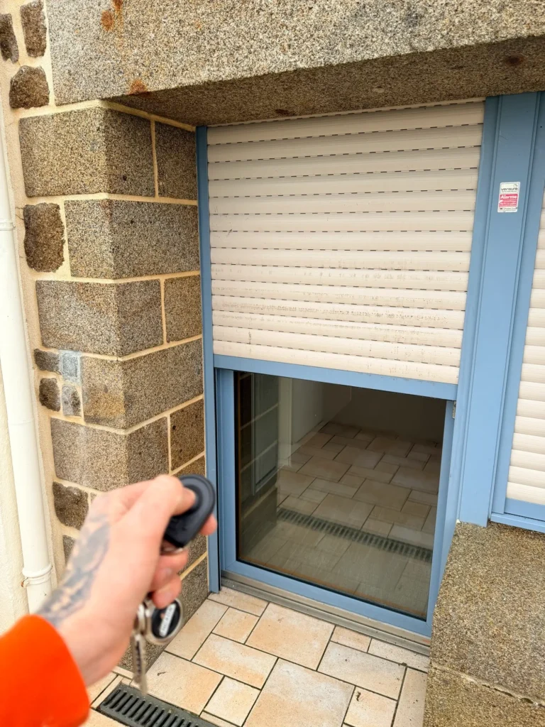 Volet roulant domotisé