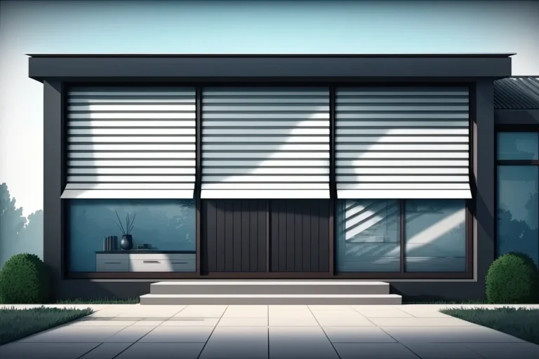 Volet roulant moderne extérieur